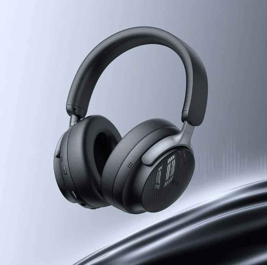 Premium Bluetooth Headset 90H ANC Noise Cancelling – W53 Plus Black