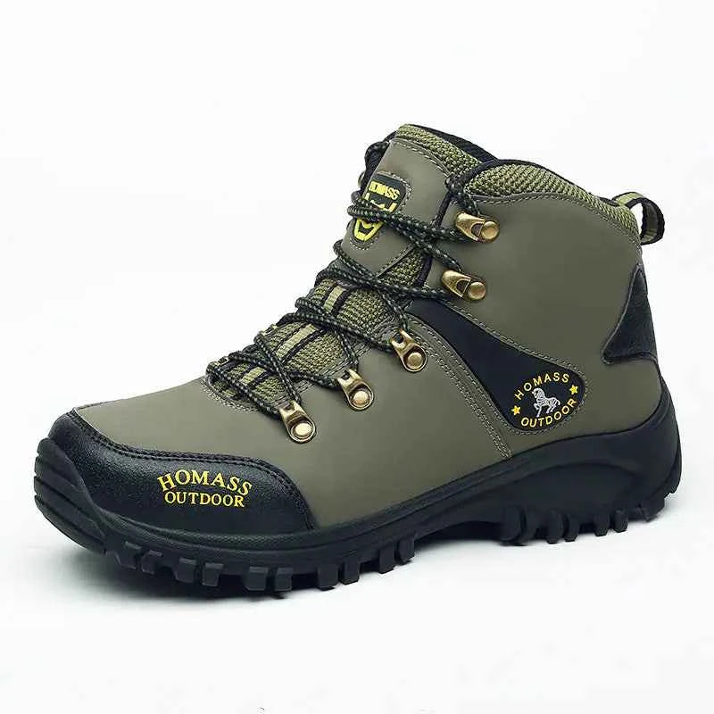 Men's High-Top Outdoor Hiking Shoes - Waterproof Trail Boots | All-Terrain Footwear