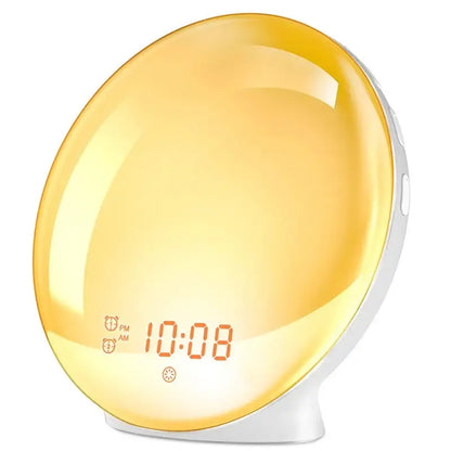 Wake-Up Light Alarm Clock – Sunrise/Sunset Simulation Habicare