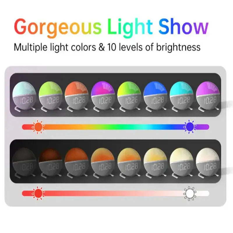 Wake-Up Light Sunrise Alarm Clock - ShopHub