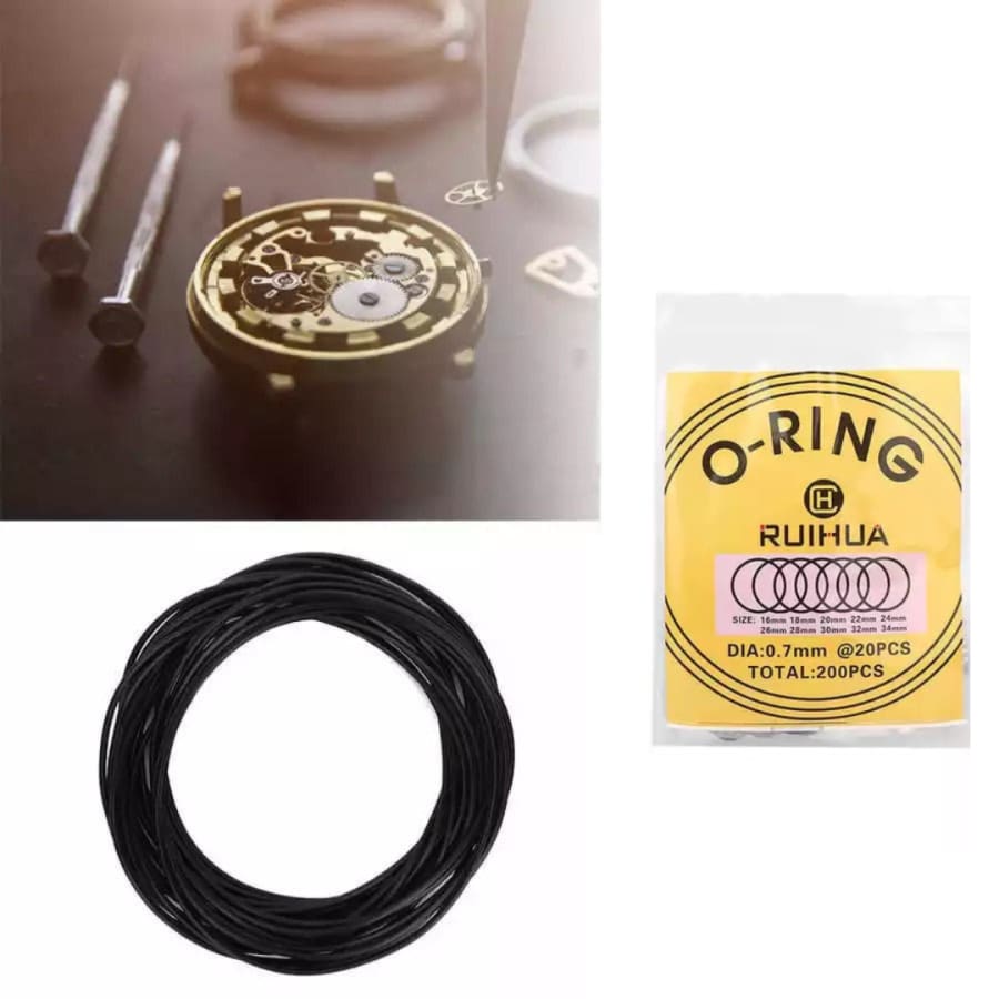 Watch O-rings - 0.7mm (for waterproof watches) That Watch Shop
