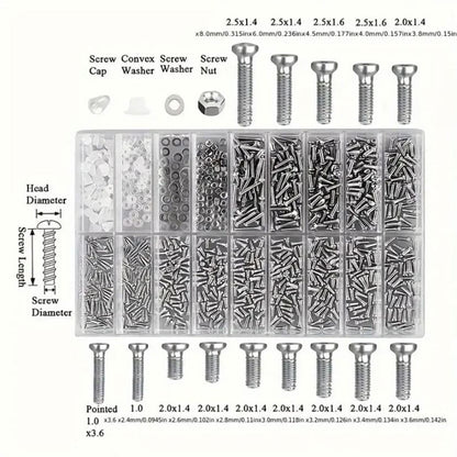 Watch, Sunglasses & Electronics Screw Set x 1,000 That Watch Shop