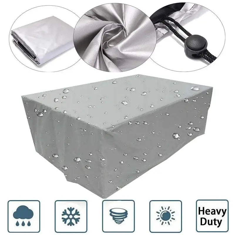 Waterproof Garden Furniture Cover – Dustproof, Rain/Snow Protection (available in different sizes) Habicare