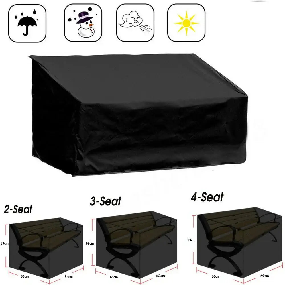 Waterproof Outdoor Bench Cover – Dustproof, UV-Resistant (3 sizes available) Habicare
