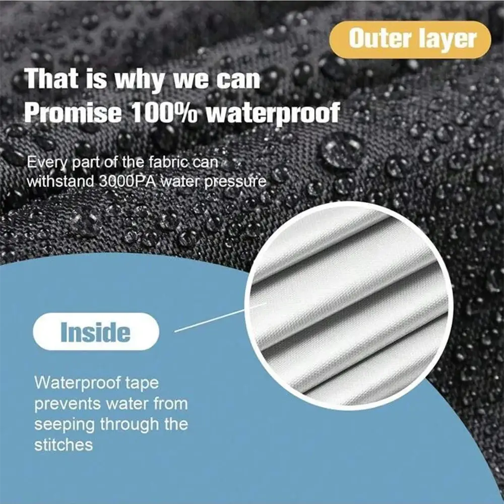 Waterproof Outdoor Bench Cover – Dustproof, UV-Resistant (3 sizes available) Habicare