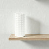 Frankly Cotton Ceramic White Gloss Bubble Vase