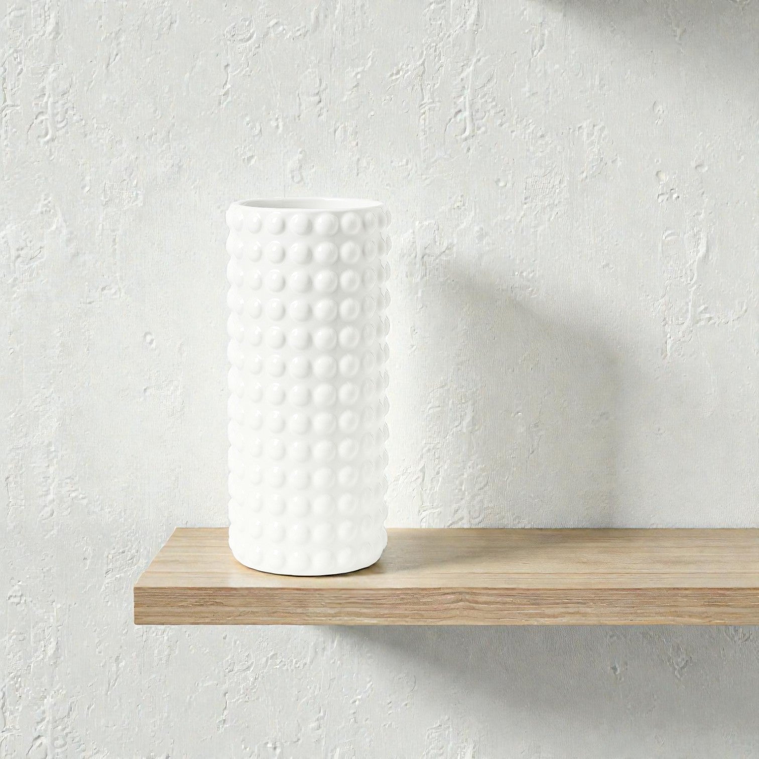 Frankly Cotton Ceramic White Gloss Bubble Vase Nest & Stem Homewares