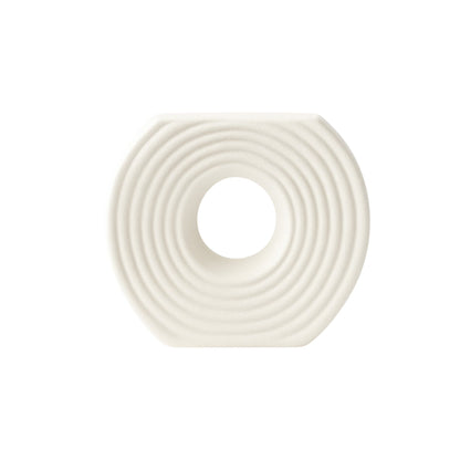 Frankly Cotton Textured Ceramic Circular Vases Nest & Stem Homewares