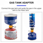 Widesea Camping Stove Propane Refill Adapter - Gas Burner Refill System | Camping Equipment