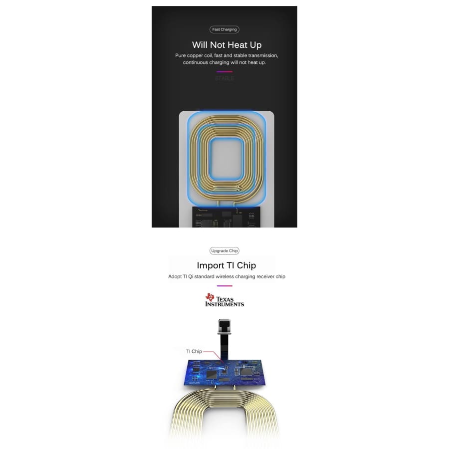Wireless Charging Receiver - iPhone 9eight5