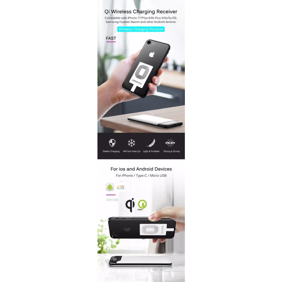 Wireless Charging Receiver - iPhone 9eight5