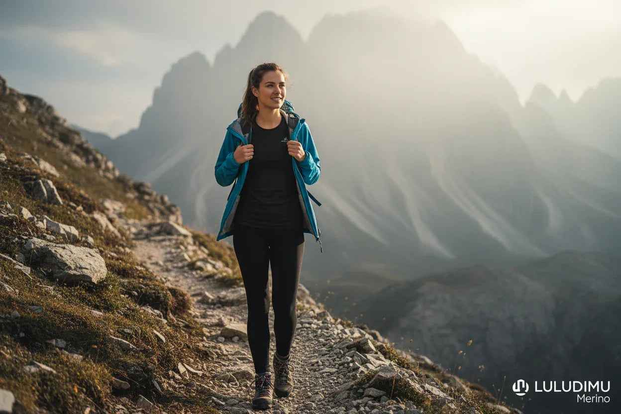 Women's 100% Merino Wool Base Layer Top - 180gsm 17.5 Micron, Long Sleeve | Activewear
