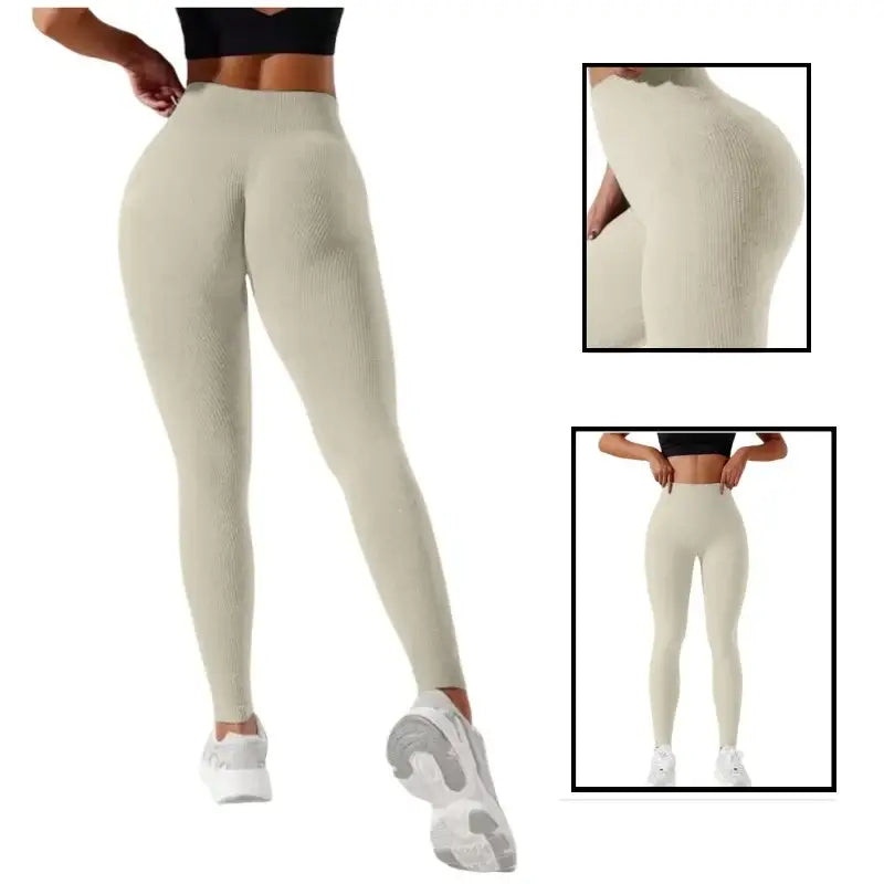 Women’s High-Waisted Seamless Leggings (3 colours and sizes available) Habicare