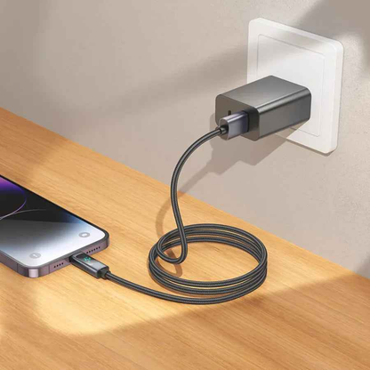 X112 USB to iPhone Fast Charging Cable 2.4A LED Display