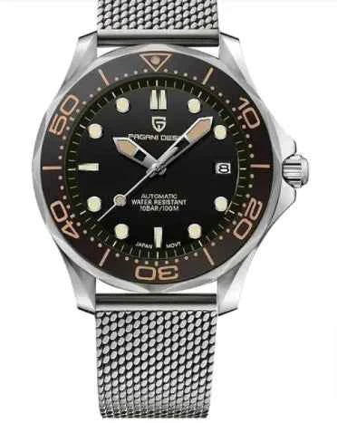 Chrono Edge Waterproof Luminous Watch - 100M Water Resistant with Leather & Steel Strap Options | Men's Timepiece