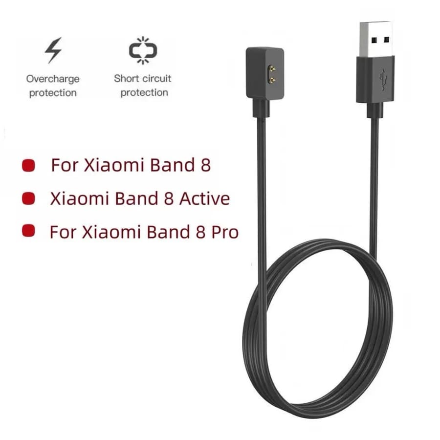Charger for Xiaomi Smart Band 8 / 9 / 10 Series (Black) That Watch Shop