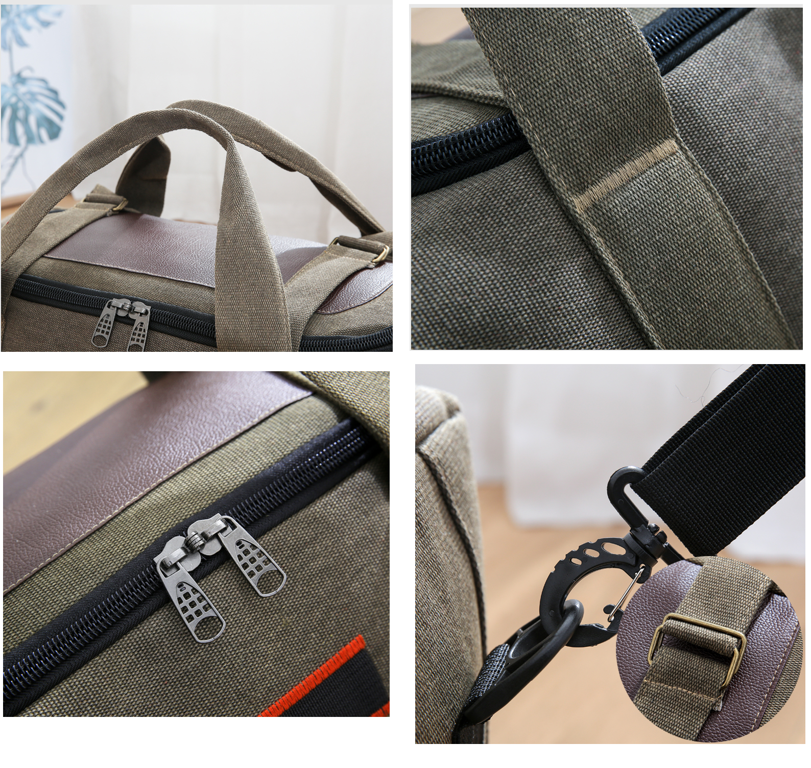 Canvas Storage Bag – High-Capacity Travel, Camping & Moving Luggage Bag ECOTREK