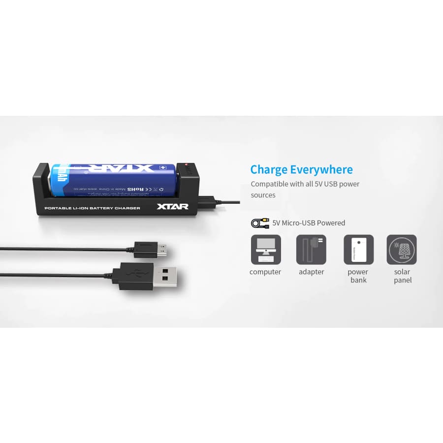 XTAR MC1 1 Bay USB Battery Charger That Watch Shop