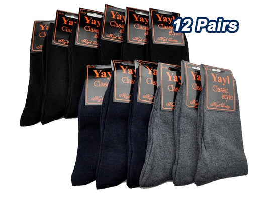 Business Socks (12 Pairs) Men's MIX COLOURS Dress Socks - SIZE7-10 dealonline.co.nz