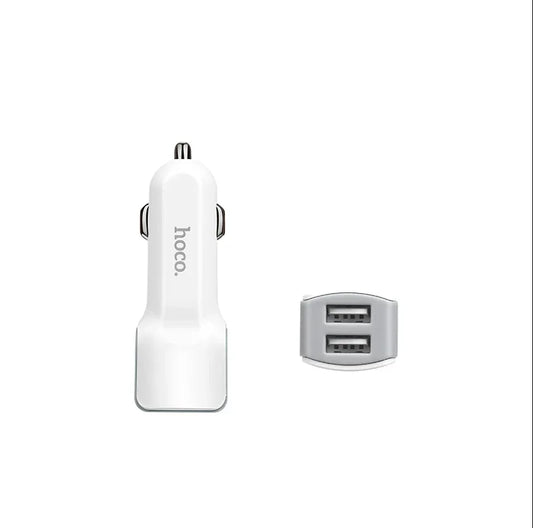 Z23 Dual USB Car Charger 2.4A 12W | Fast In-Car Charging Adapter.