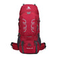 60L Outdoor Hiking Backpack with Water-Resistant Design