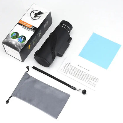 Zoom Monocular Telescope with Tripod & Phone Clip Habicare